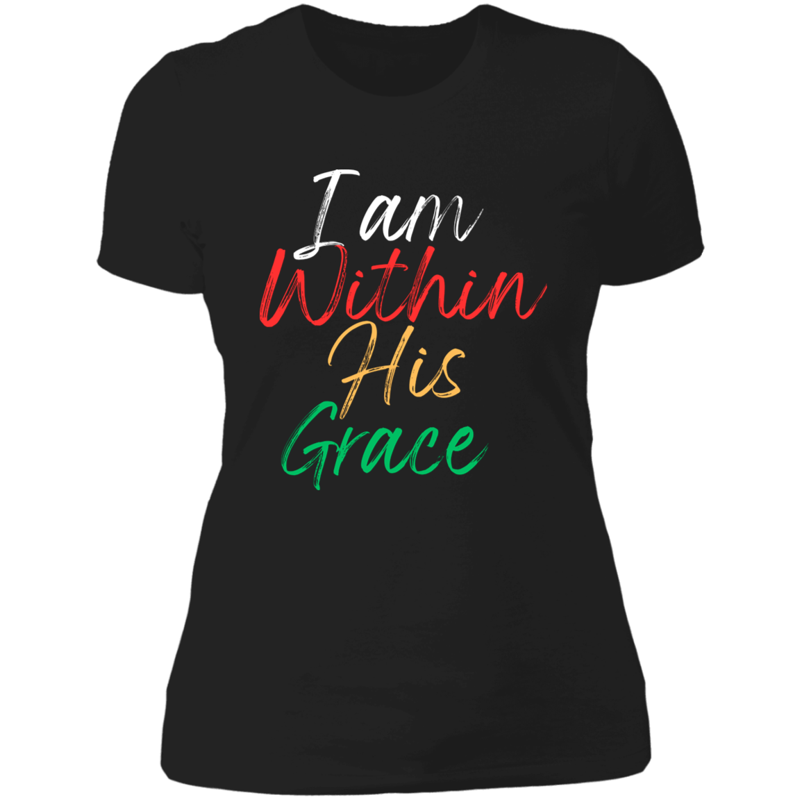 Women's I Am Within His Grace Boyfriend T-Shirt