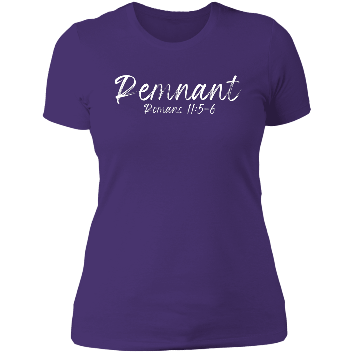 Women's Remnant Romans 11:5-6 Boyfriend T-Shirt