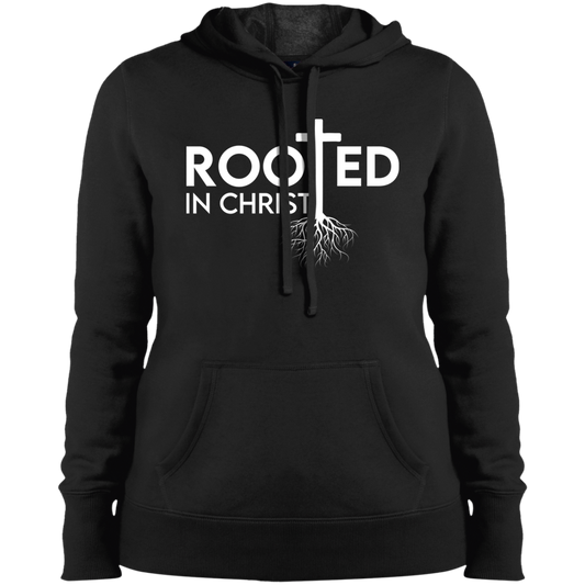 Women's Rooted In Christ Pullover Hooded Sweatshirt