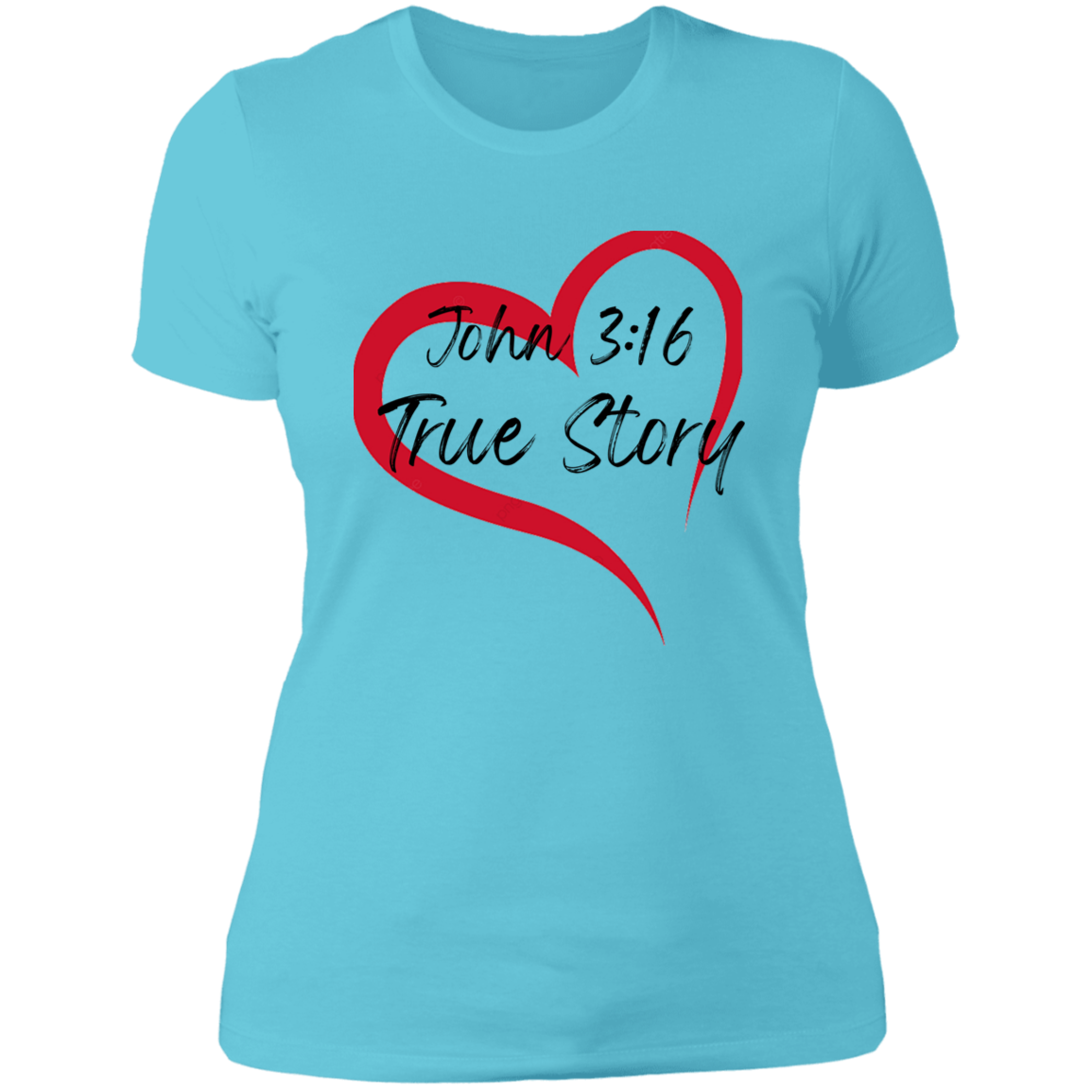 Women's True Story John 3:16 Boyfriend T-Shirt