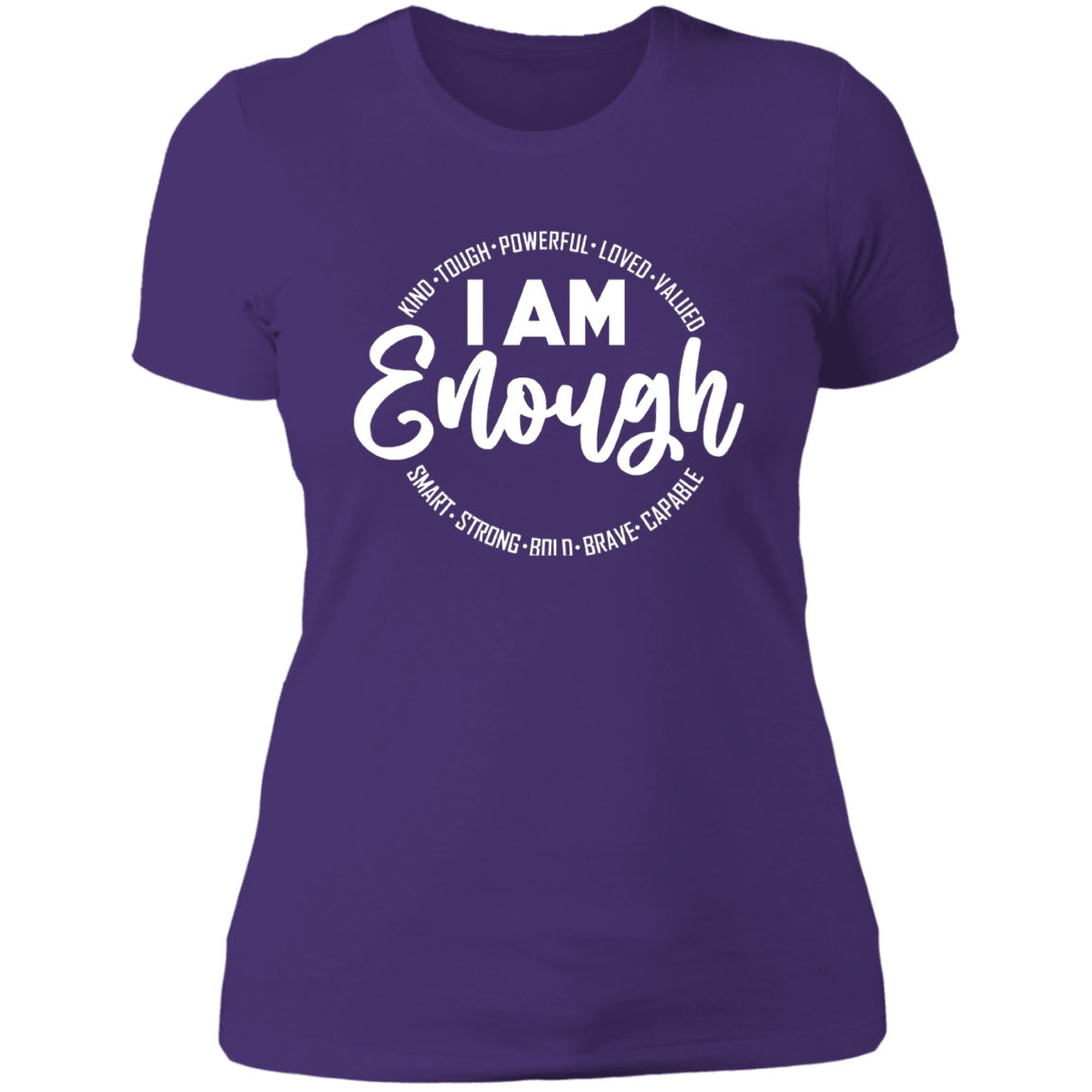 Women's I Am Enough Empowerment Boyfriend T-Shirt