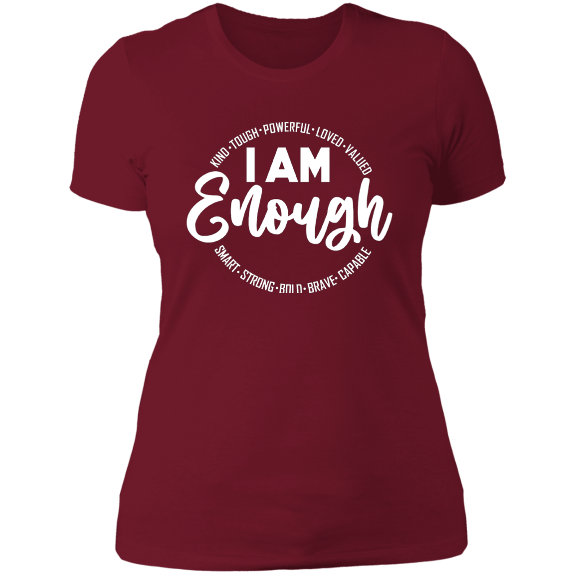 Women's I Am Enough Empowerment Boyfriend T-Shirt