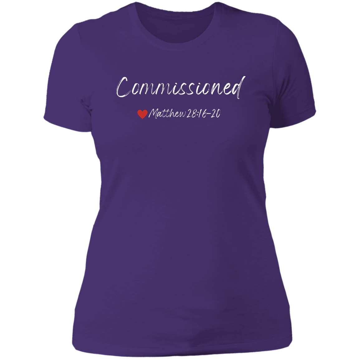 Women's Commissioned Matthew 28:16-20 Ladies' Boyfriend T-Shirt