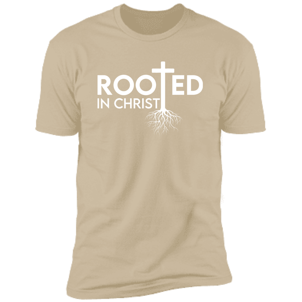 Men's Rooted In Christ Premium Short Sleeve T-Shirt