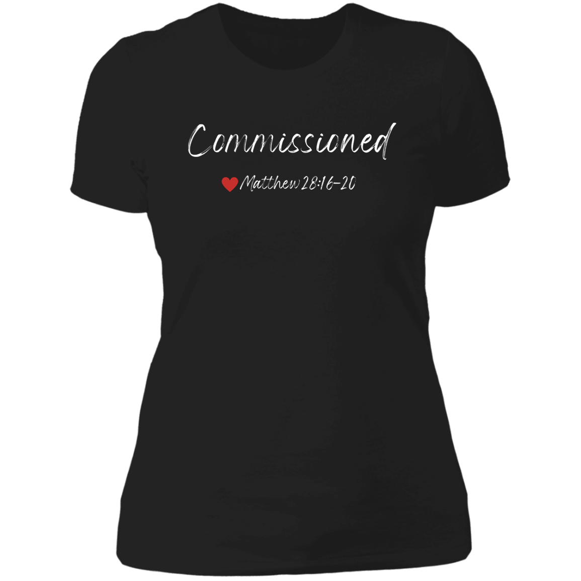 Women's Commissioned Matthew 28:16-20 Ladies' Boyfriend T-Shirt