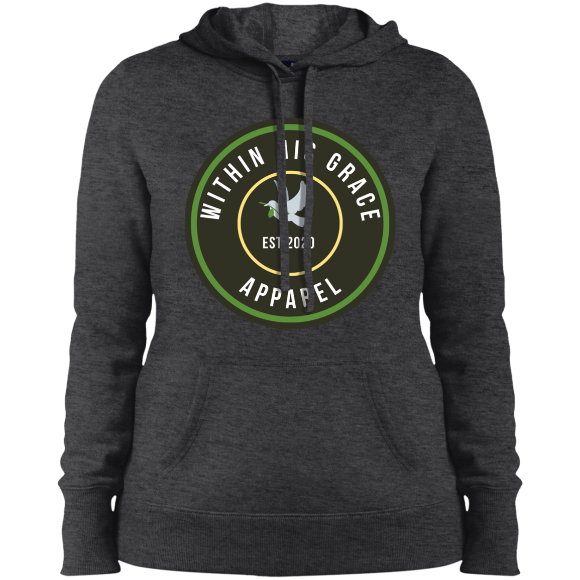 Women's Within His Grace Apparel Logo Pullover Hooded Sweatshirt