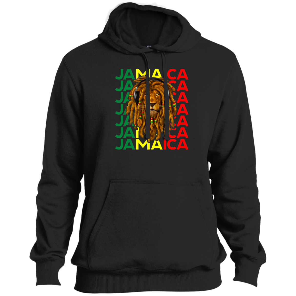 Men's Rasta Lion Jamaica Pullover Hoodie