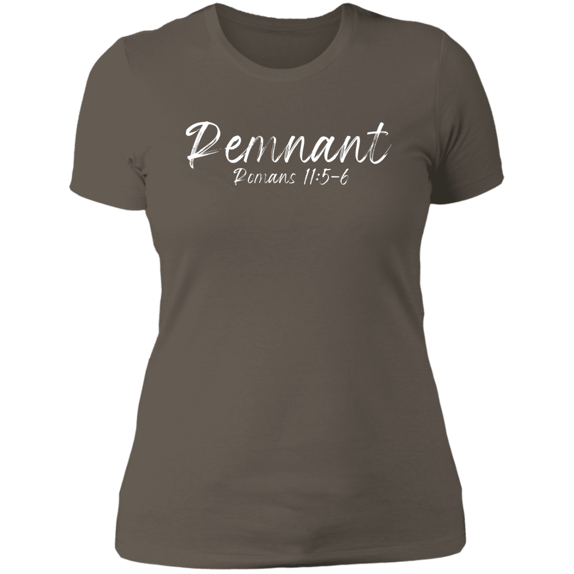 Women's Remnant Romans 11:5-6 Boyfriend T-Shirt