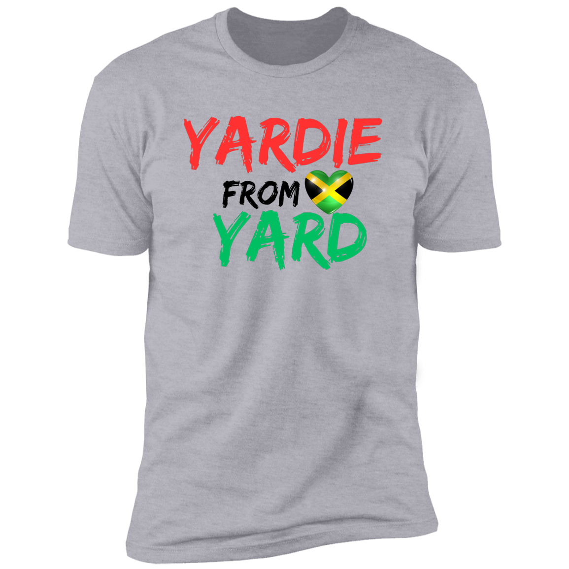 Men's Yardie From Yard Jamaica Reggae Premium Short Sleeve T-Shirt