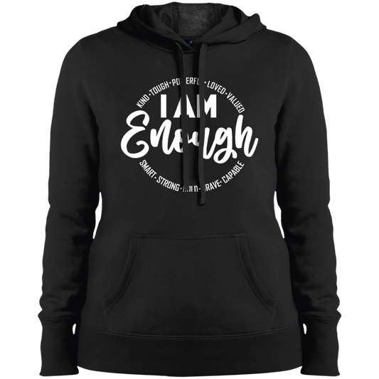 Women's I Am Enough Pullover Hooded Sweatshirt