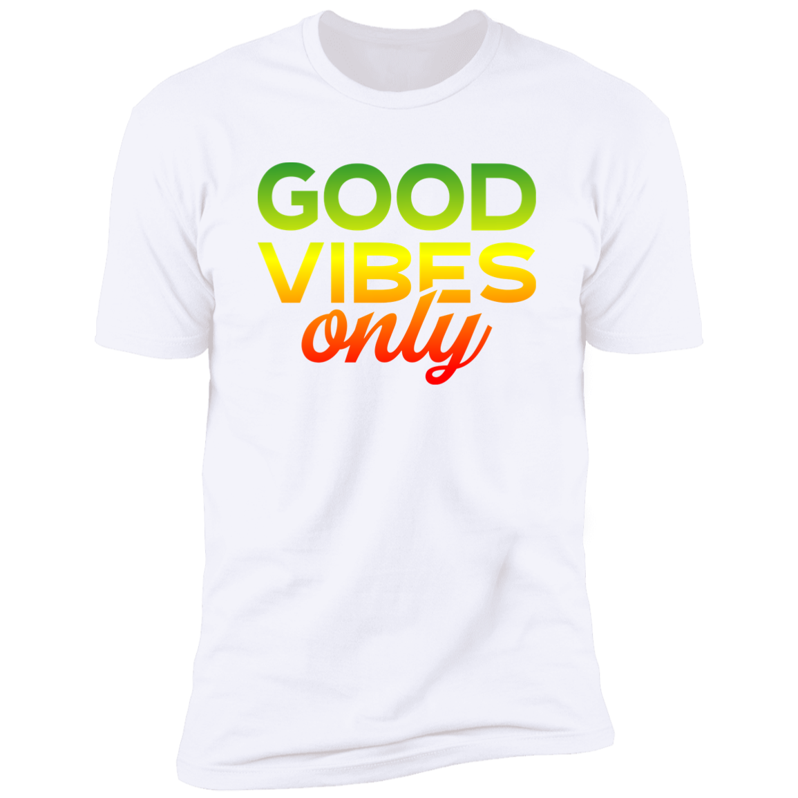 Men's Good Vibes Only Premium Short Sleeve T-Shirt