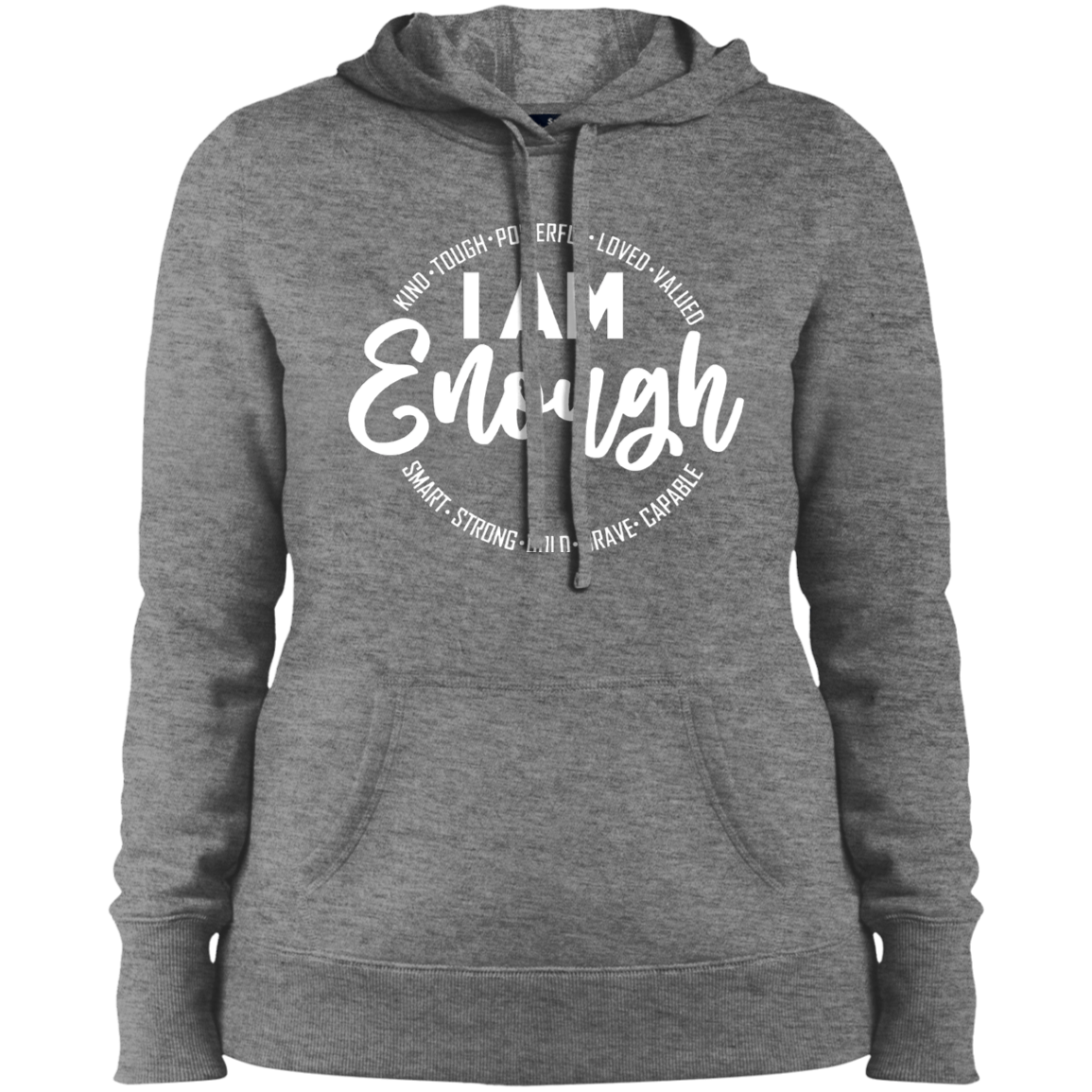 Women's I Am Enough Pullover Hooded Sweatshirt