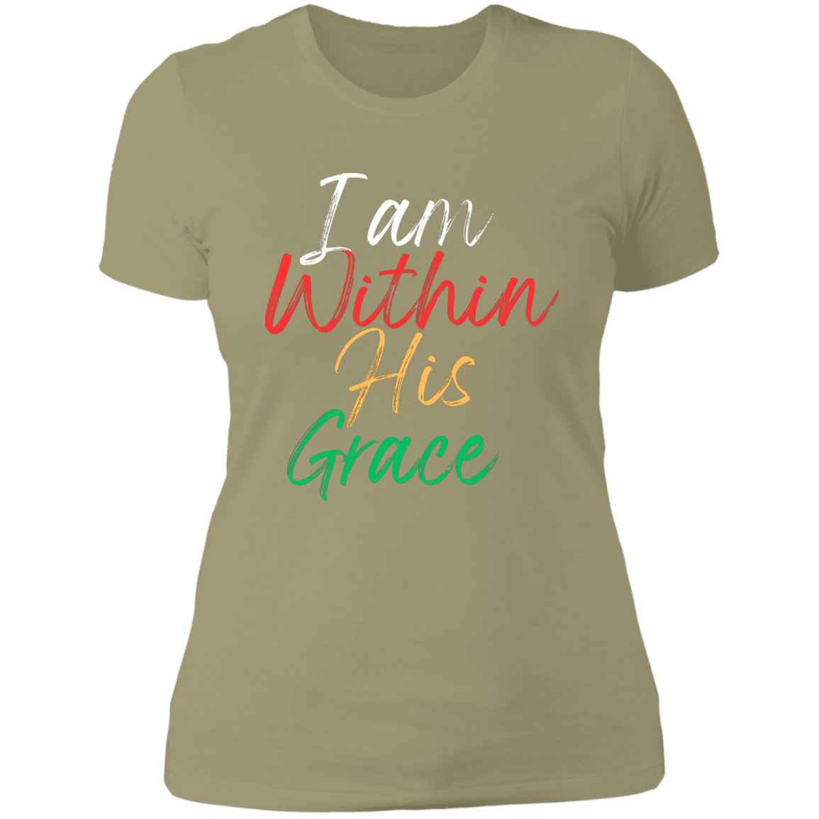 Women's I Am Within His Grace Boyfriend T-Shirt