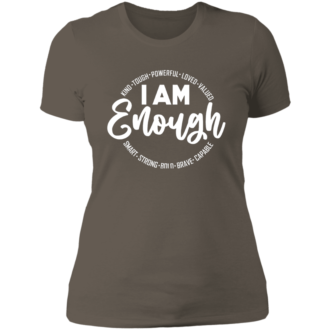 Women's I Am Enough Empowerment Boyfriend T-Shirt