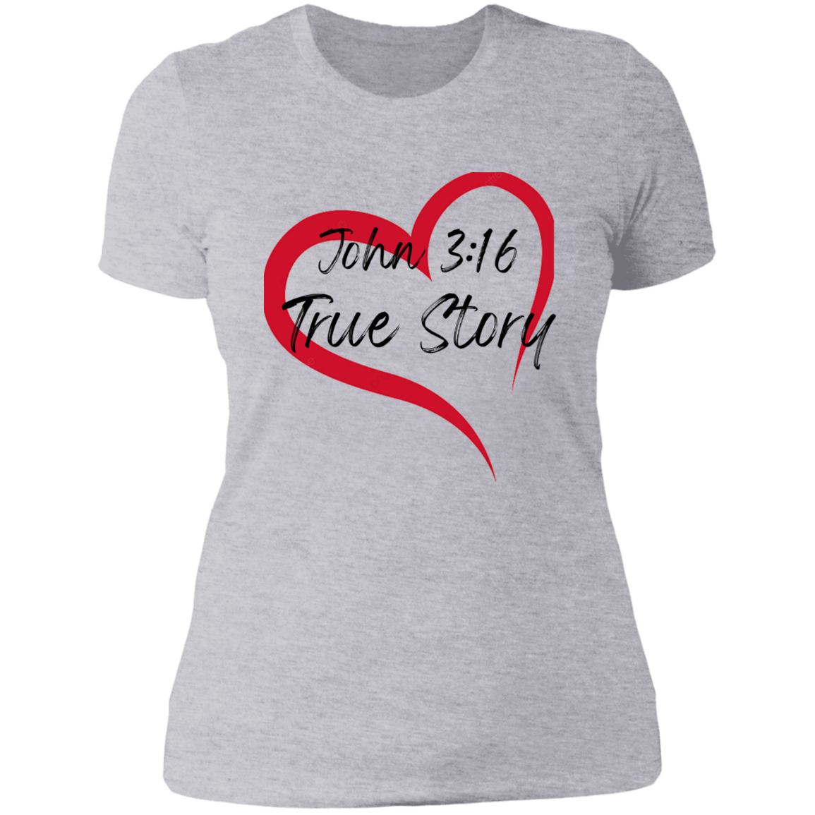 Women's True Story John 3:16 Boyfriend T-Shirt