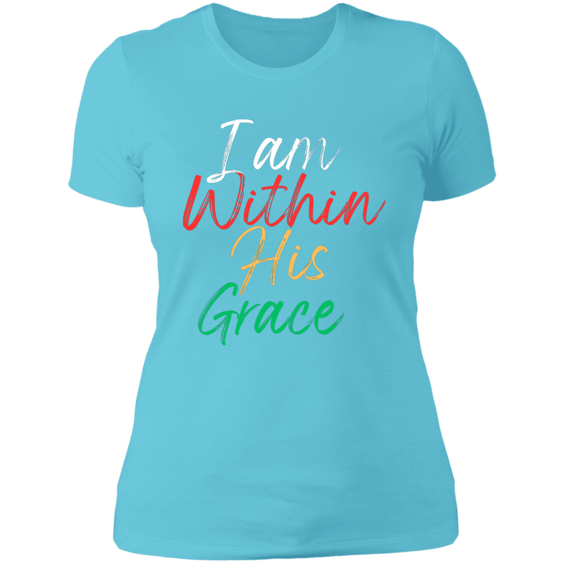 Women's I Am Within His Grace Boyfriend T-Shirt