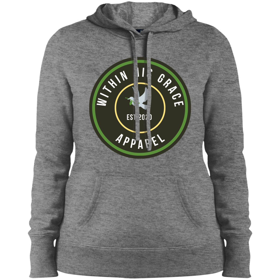 Women's Within His Grace Apparel Logo Pullover Hooded Sweatshirt