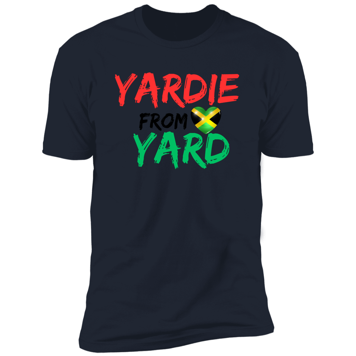 Men's Yardie From Yard Jamaica Reggae Premium Short Sleeve T-Shirt