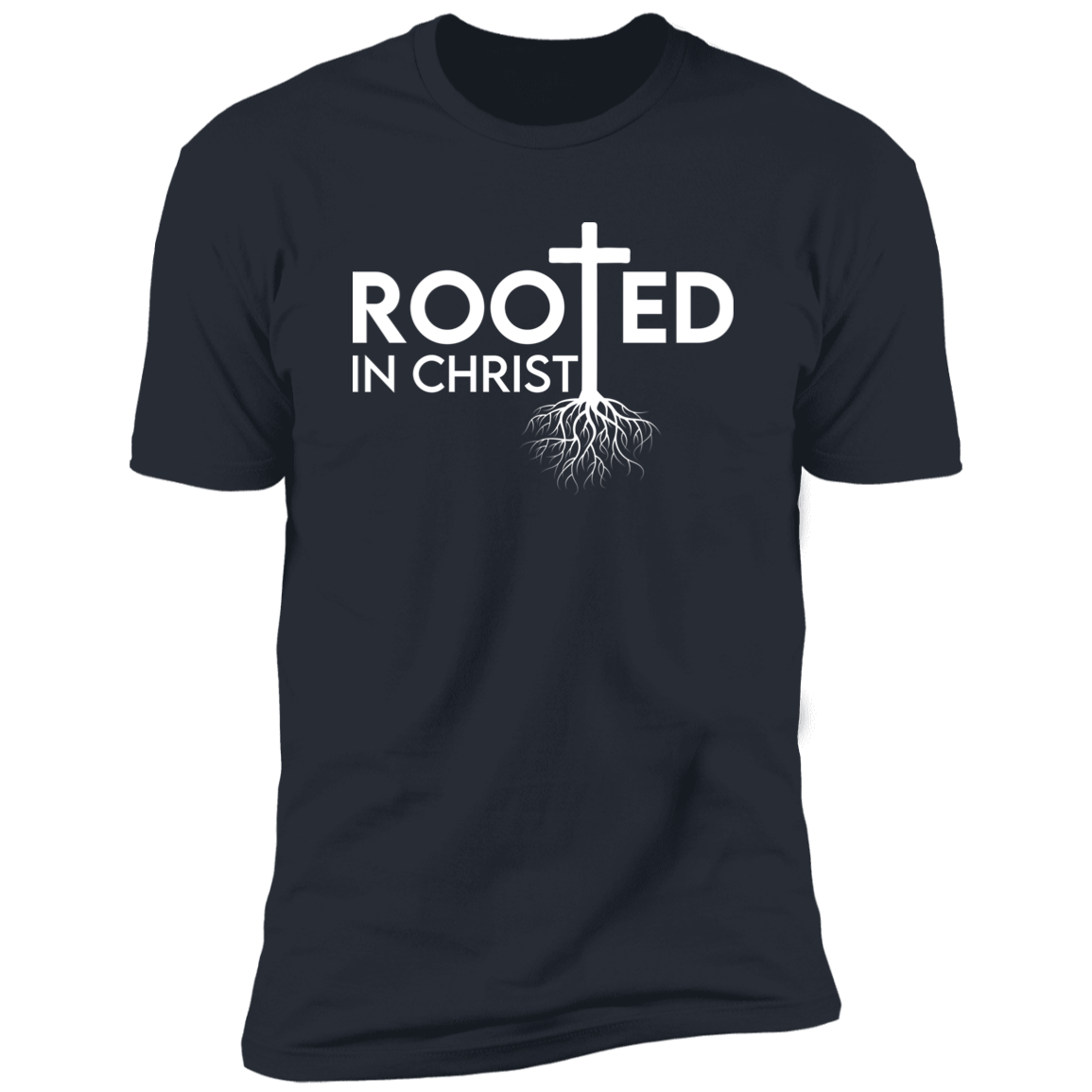 Men's Rooted In Christ Premium Short Sleeve T-Shirt