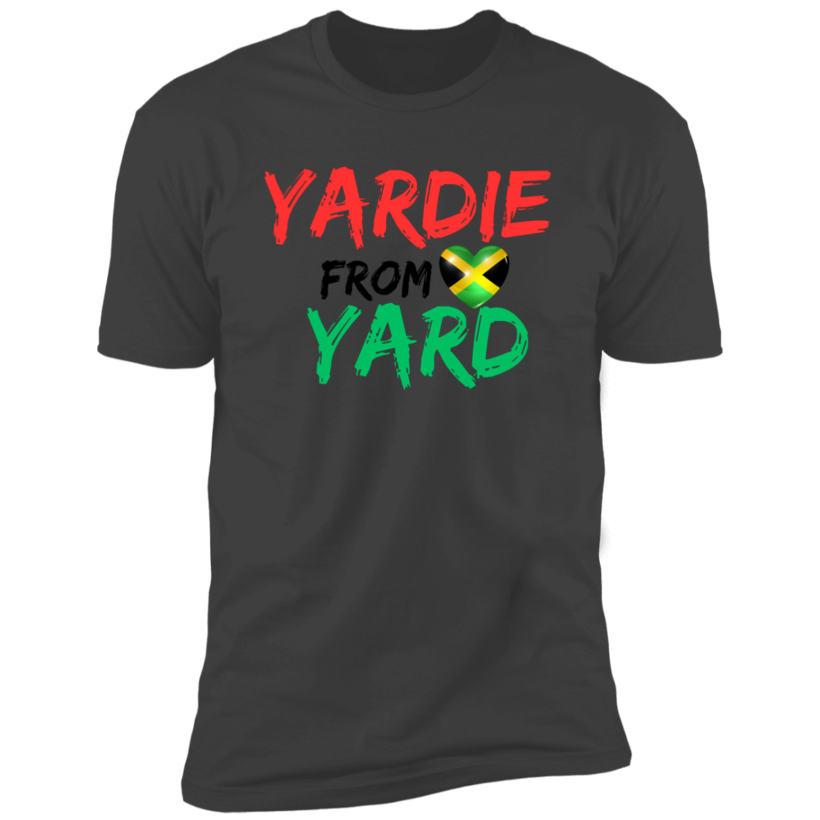 Men's Yardie From Yard Jamaica Reggae Premium Short Sleeve T-Shirt