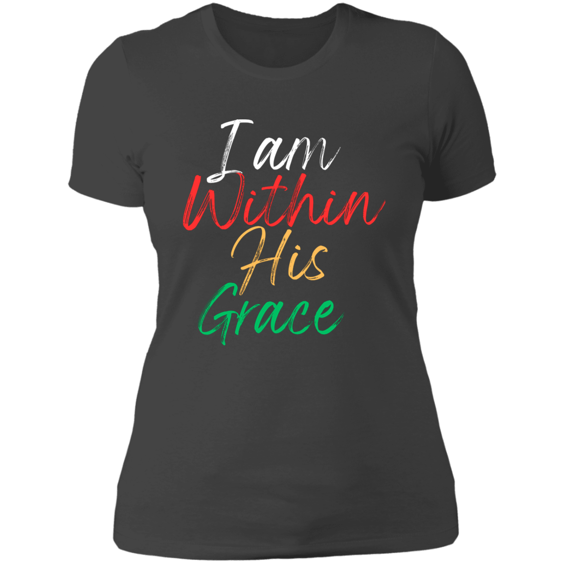 Women's I Am Within His Grace Boyfriend T-Shirt