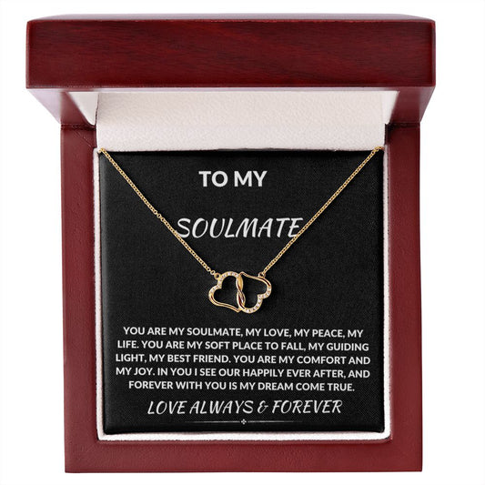 To My Soulmate Everlasting Love Dream Come True Necklace
