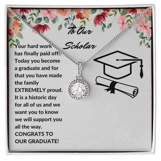 To Our Scholar Congratulations Eternal Hope Necklace