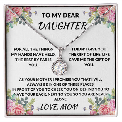 To my Dear Daughter Eternal Hope The Gift Of You Necklace