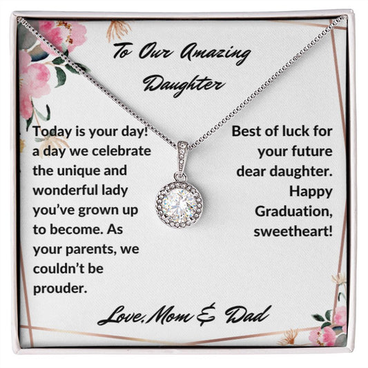 To Our Amazing Daughter Congratulations Eternal Hope Necklace