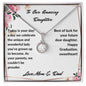 To Our Amazing Daughter Congratulations Eternal Hope Necklace