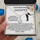 To My Beautiful Daughter Eternal Hope Happiest Moment Necklace