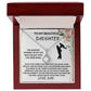 To My Beautiful Daughter Eternal Hope Happiest Moment Necklace