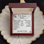 To Our Amazing Daughter Congratulations Eternal Hope Necklace