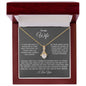 To My Wife Alluring Beauty One Wish Necklace