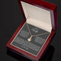 To My Wife Alluring Beauty One Wish Necklace