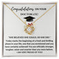Congratulations on Your Doctorate She believed She Could Graduation Necklace Gift