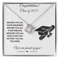 Congratulations Class of 2023 Graduation Gift Love Knot Necklace