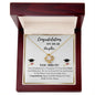 Congratulations Graduation Love Knot Necklace