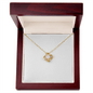 Congratulations We are Proud of You Love Knot Necklace