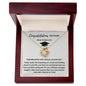 Congratulations on Your Doctorate She believed She Could Graduation Necklace Gift