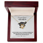 Congrats Grad! You Did It Graduation Love Knot Personalized Necklace Gift