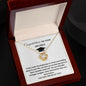 Congratulations on Your Degree I'm Proud Love Knot Necklace