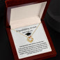 Congratulations on Your Doctorate She believed She Could Graduation Necklace Gift