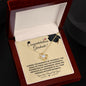 Congratulations We are Proud of You Love Knot Necklace