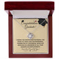 Congratulations We are Proud of You Love Knot Necklace