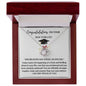 Congratulations on Your Doctorate She believed She Could Graduation Necklace Gift