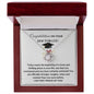 Congratulations on Your Doctorate I'm Proud Love Knot Necklace