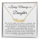 In Loving Memory of Your Daughter Personalized Name Necklace