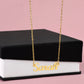 In Loving Memory of Your Daughter Flower Card Personalized Name Necklace