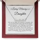 In Loving Memory of Your Daughter Personalized Name Necklace